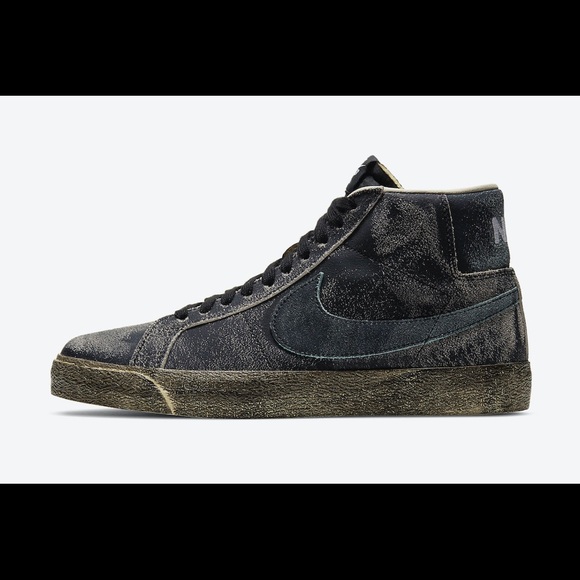 Nike SB Zoom Blazer Mid Premium Faded Black - Picture 3 of 8